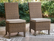 Laguna Heights Beige Side Chair with Cushion (Set of 2) - PCP790-601