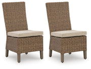 Laguna Heights Beige Side Chair with Cushion (Set of 2) - PCP790-601