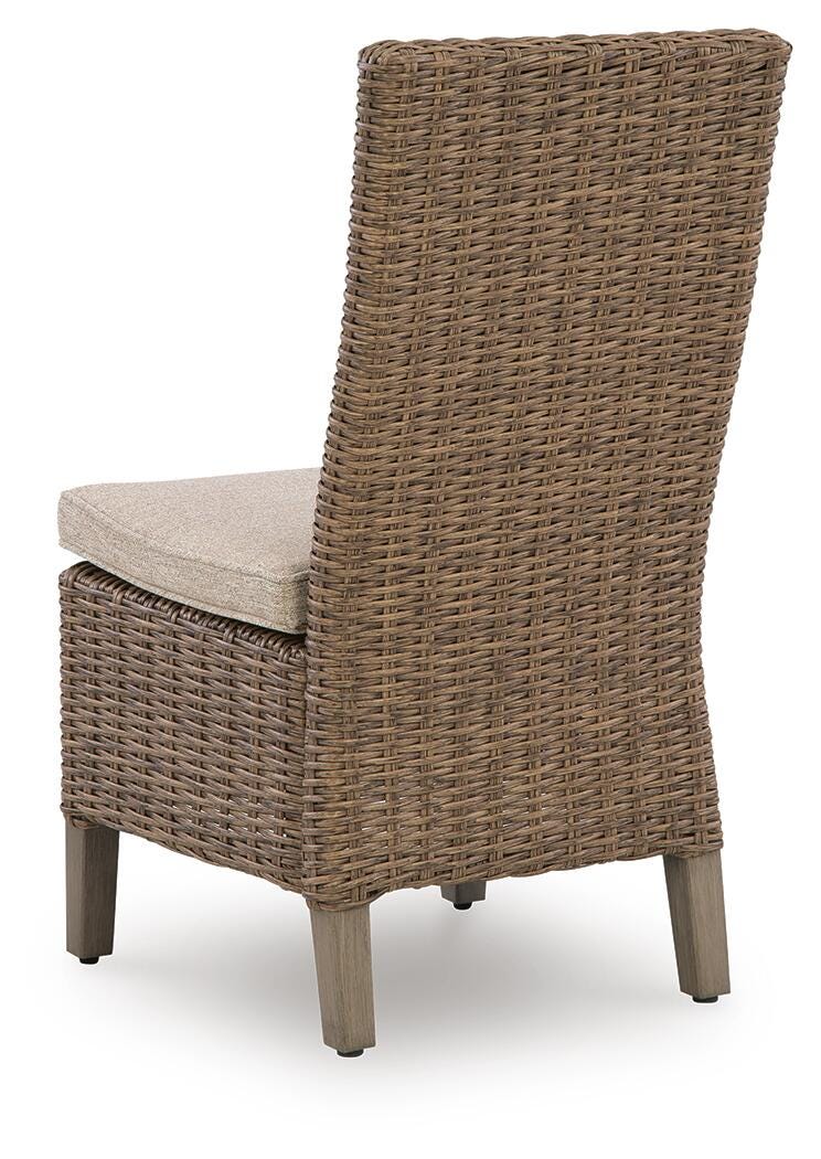 Laguna Heights Beige Side Chair with Cushion (Set of 2) - PCP790-601