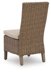 Laguna Heights Outdoor Dining Table and 4 Chairs and Bench in Beige - PKG024602