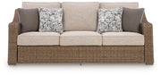 Laguna Heights Outdoor Sofa and Loveseat in Beige - PKG024604