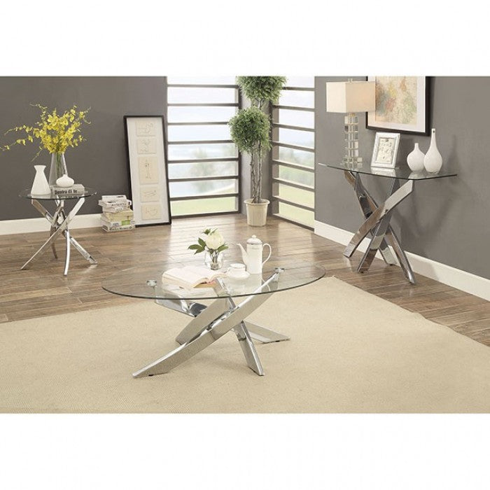 Laila Chrome End Table - CM4241E-TABLE