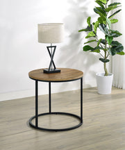Lainey Round Occasional Side End Table Mango - 736037
