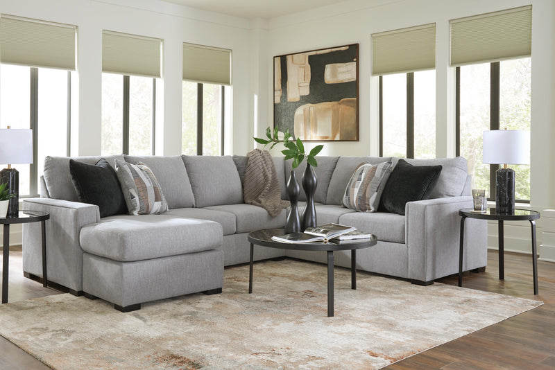 Lakepoint Nickel 2-Piece Sectional with Chaise - 66804S1