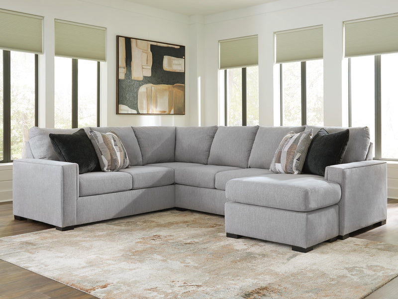 Lakepoint Nickel 2-Piece Sectional with Chaise - 66804S2