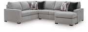 Lakepoint Nickel 2-Piece Sectional with Chaise - 66804S2