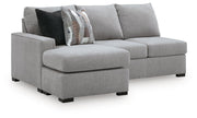 Lakepoint Nickel Left-Arm Facing Sofa Chaise - 6680402