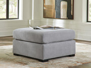 Lakepoint Nickel Oversized Accent Ottoman - 6680408