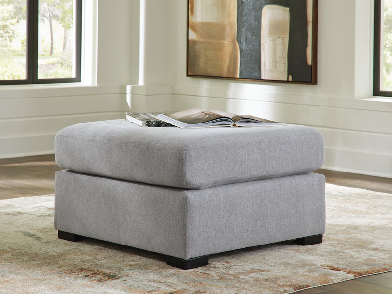 Lakepoint Nickel Oversized Accent Ottoman - 6680408