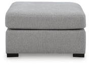 Lakepoint Nickel Oversized Accent Ottoman - 6680408