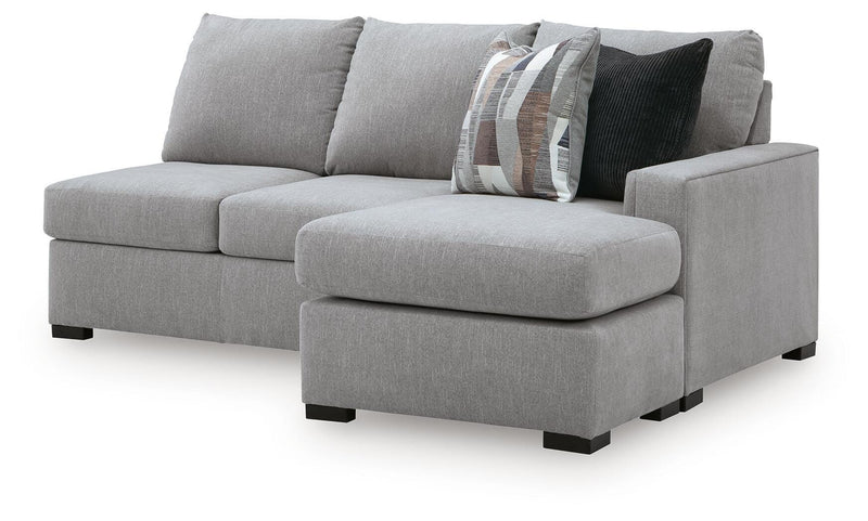 Lakepoint Nickel Right-Arm Facing Sofa Chaise - 6680403