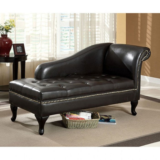Lakeport Black Chaise - CM-BN6893