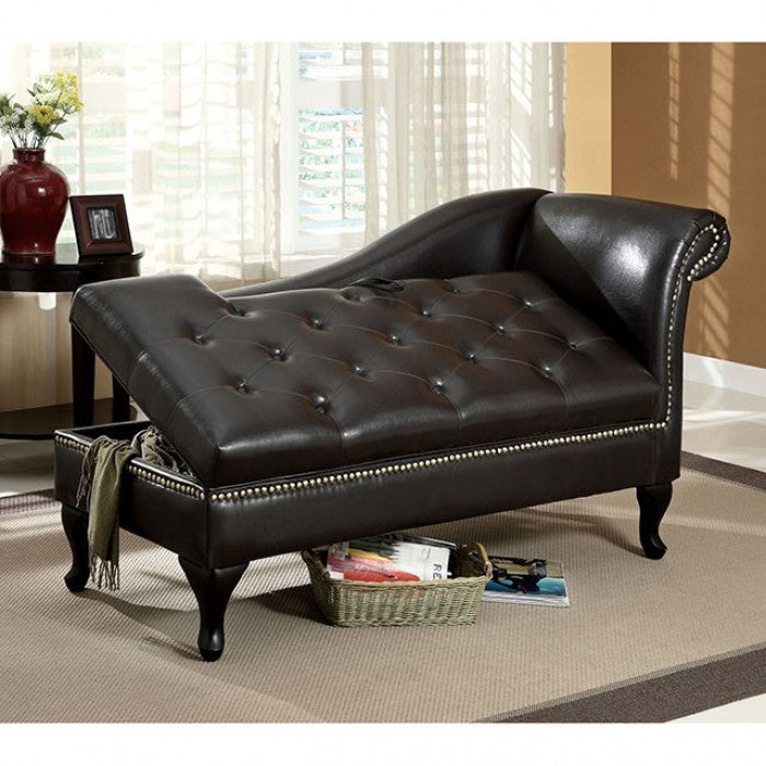 Lakeport Black Chaise - CM-BN6893