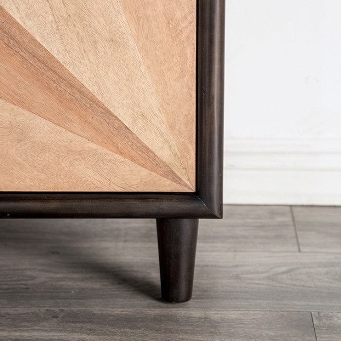Lakeside Black/Natural Cabinet - FM39003BK-SV