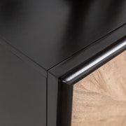 Lakeside Black/Natural Cabinet - FM39003BK-SV