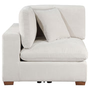 Lakeview 5-piece Upholstered Modular Sectional Sofa Ivory - 551461-SETB