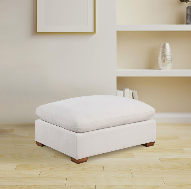 Lakeview Rectangular Upholstered Ottoman Ivory - 551463