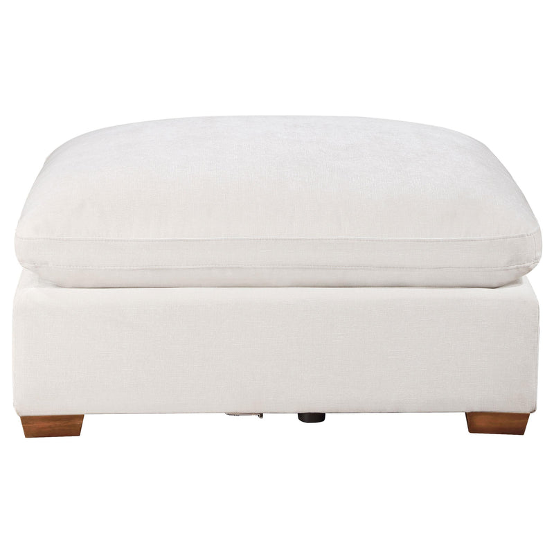 Lakeview Rectangular Upholstered Ottoman Ivory - 551463
