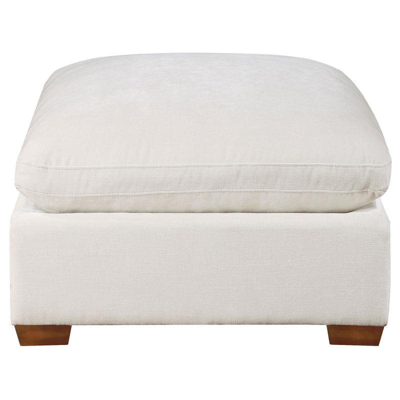 Lakeview Rectangular Upholstered Ottoman Ivory - 551463
