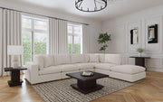 Lakeview Rectangular Upholstered Ottoman Ivory - 551463