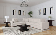 Lakeview Rectangular Upholstered Ottoman Ivory - 551463