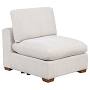 Lakeview Upholstered Armless Chair Ivory - 551461