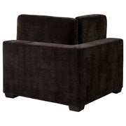 Lakeview Upholstered Corner Chair Dark Chocolate - 551465