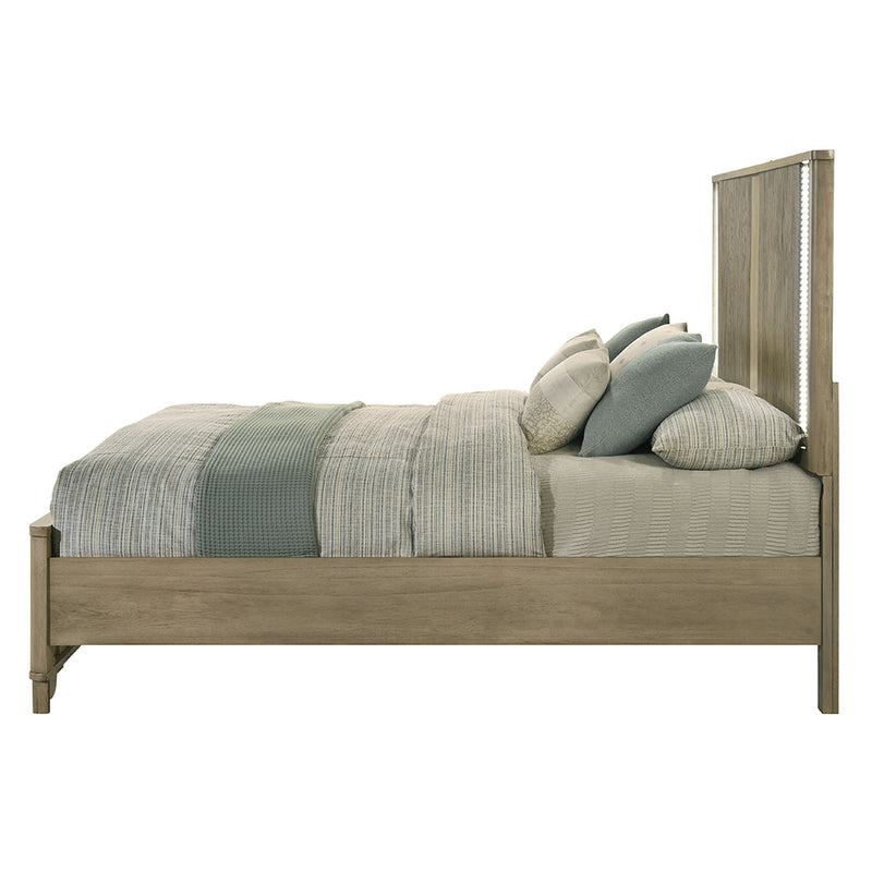 Lakkari Queen Bed w/LED - BD04872Q