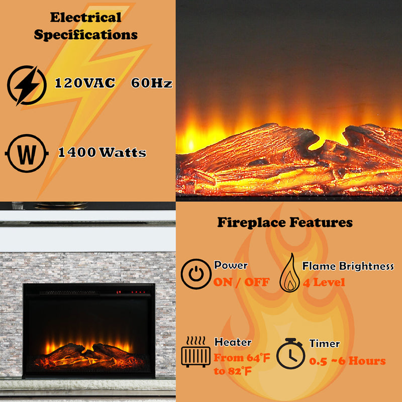 Laksha Fireplace - 90522