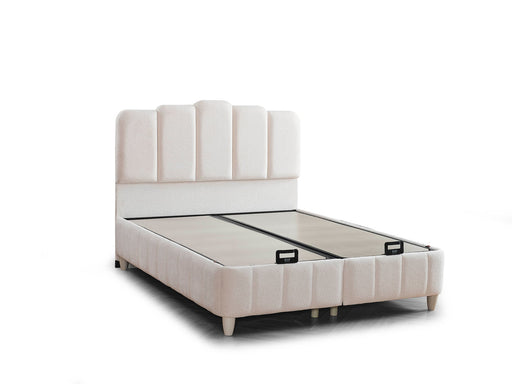 Lale Storage Bed With Headboard - Twin in Cream - 200-ELIF-NIH-90-EY400-SB