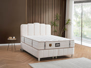 Lale Storage Bed With Headboard - Twin in Cream - 200-ELIF-NIH-90-EY400-SB