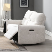 Lalisa Power Motion Loveseat w/USB Port - LV04781