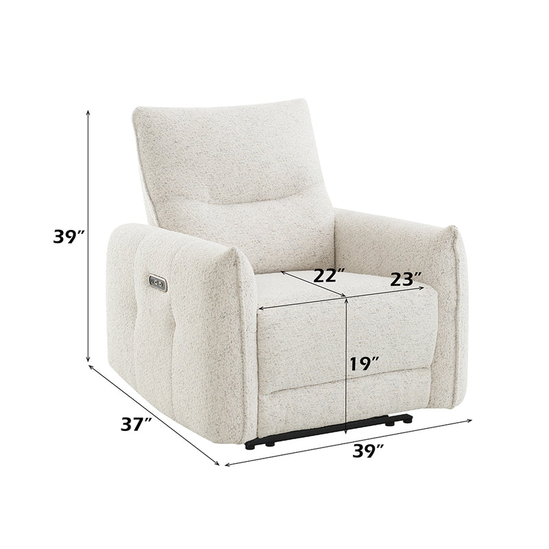Lalisa Power Motion Recliner w/USB Port - LV04782