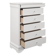 Lana White LED Upholstered Panel Bedroom Set - Gate FurnitureBedroom Set