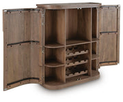Landermont Medium Brown Bar Cabinet - A4000697