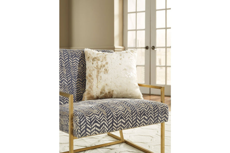 Landers Cream/Gold Pillow (Set of 4) - Gate FurniturePillow