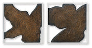Landley Brown/White Wall Decor (Set of 2) - A8010465