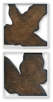Landley Brown/White Wall Decor (Set of 2) - A8010465