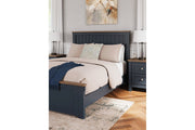 Landocken Brown/Blue Queen Panel Bed - Gate FurnitureQueen Bed
