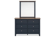 Landocken Brown/Blue Youth Panel Bedroom Set - Gate FurnitureYouth Bedroom Set