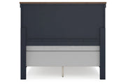 Landocken Brown/Blue Youth Panel Bedroom Set - Gate FurnitureYouth Bedroom Set