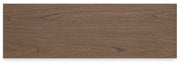 Landocken Full Panel Headboard and Dresser in Brown/Blue - PKG020599