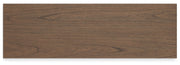 Landocken Twin Panel Headboard with Dresser and 2 Nightstands in Brown/Blue from Ashley - Luna Furniture