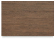 Landocken Twin Panel Headboard with Mirrored Dresser and Nightstand in Brown/Blue from Ashley - Luna Furniture