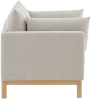 Langham Linen Textured Fabric Upholstered Chair in Beige - 157Beige-C