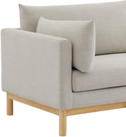 Langham Linen Textured Fabric Upholstered Chair in Beige - 157Beige-C