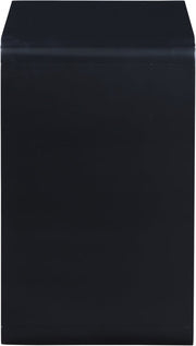 Langham Poplar Wood And Natural Cane Nightstand in Black - 850Black-NS