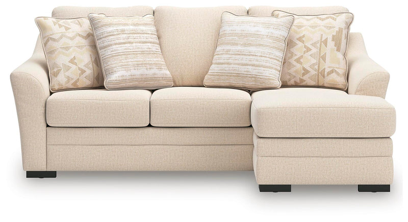 Lango Jute Queen Sofa Chaise Sleeper - 4860268
