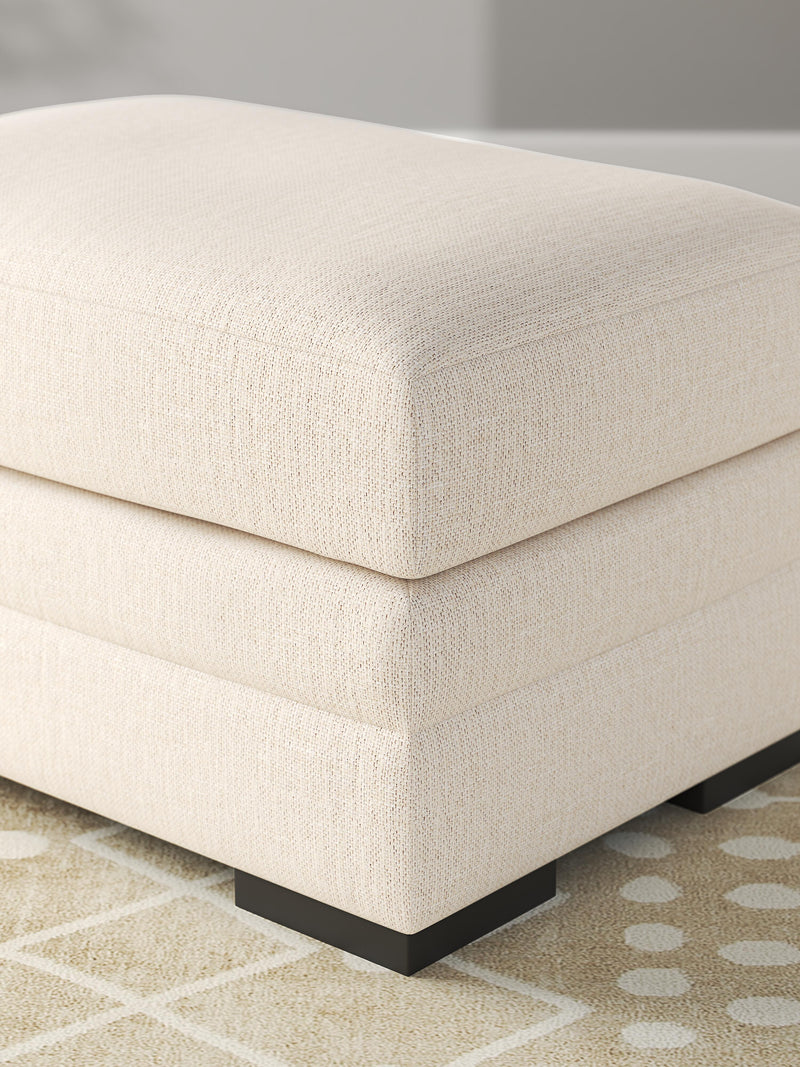 Lango Sofa and Ottoman in Jute - PKG021779