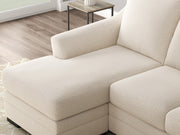 Lango Sofa and Ottoman in Jute - PKG021779